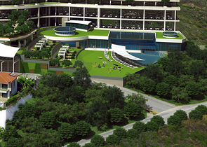 Wohnung 1+1 in einem Komplex des Hotelkonzepts.