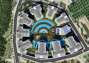 1+1 Wohnung in einem exklusiven Komplex