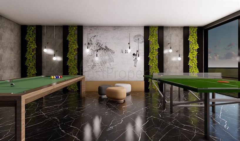 1+1 Wohnung in einem neuen Komplex in Avsallar