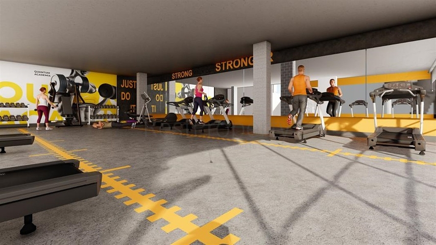 1+1 Wohnung in einem neuen Komplex in Avsallar