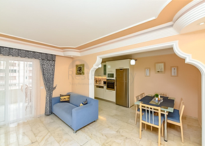 Möblierte Wohnung 2+1 150 m vom Meer entfernt