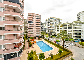 Möblierte Wohnung 2+1 150 m vom Meer entfernt