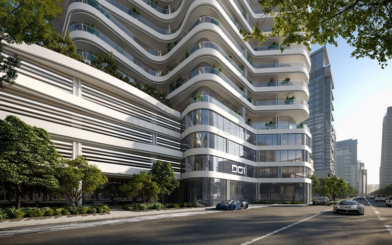 Apartments mit Blick auf den Burj Khalifa Canal in Dubai