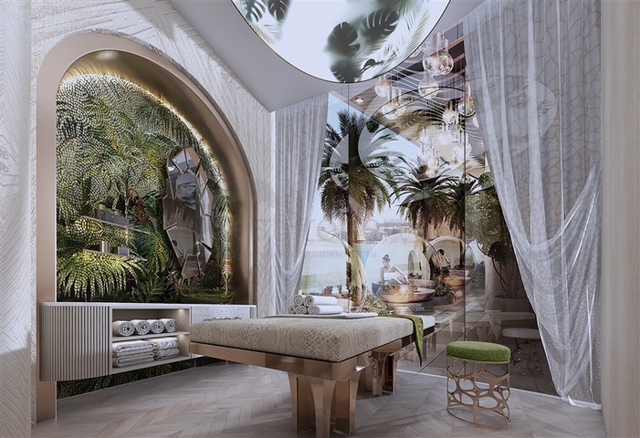 Luxus-Cavalli-Apartment mit Meerblick im Dubai Harbour