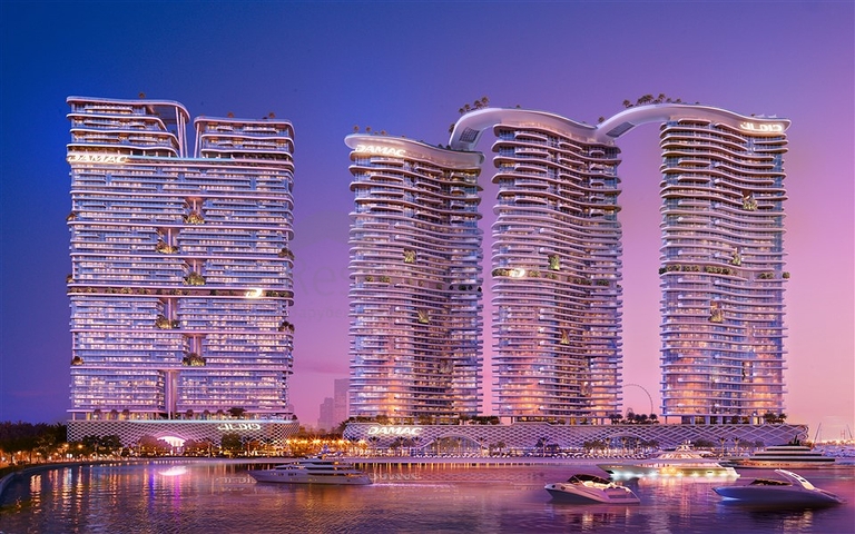 Luxus-Cavalli-Apartment mit Meerblick im Dubai Harbour