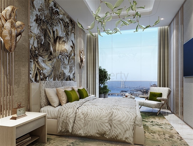 Luxus-Cavalli-Apartment mit Meerblick im Dubai Harbour