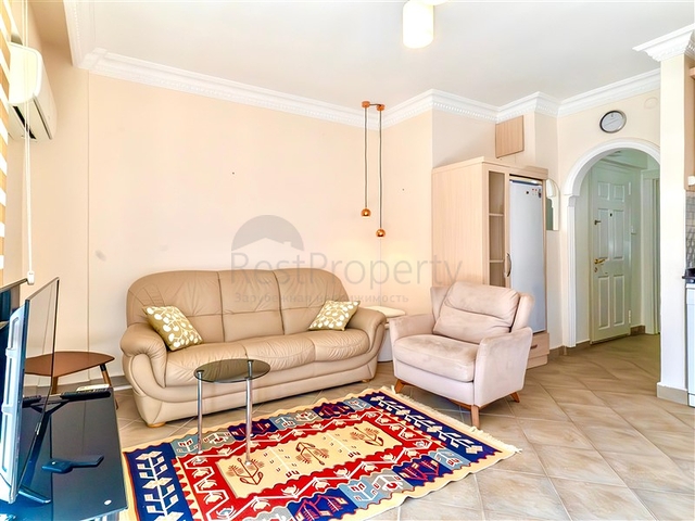 Wohnung 1+1 100 Meter vom Meer entfernt in Oba/Alanya