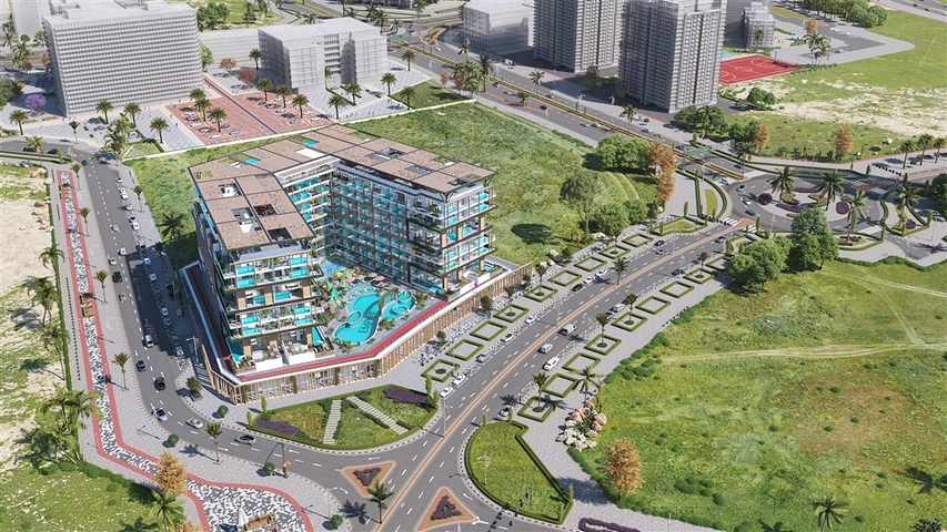 Investitionswohnungen mit Pool in Dubai, Arjan