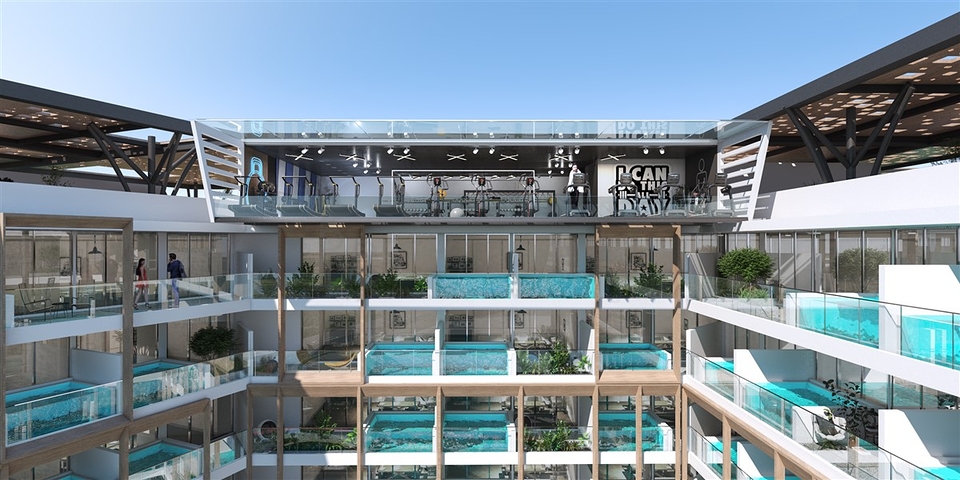 Investitionswohnungen mit Pool in Dubai, Arjan