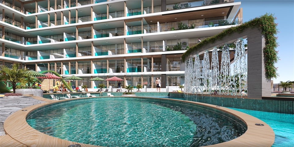 Investitionswohnungen mit Pool in Dubai, Arjan