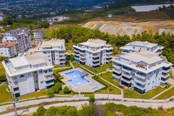 Gemütliche Wohnung 2+1 in Bezirk Oba/Alanya