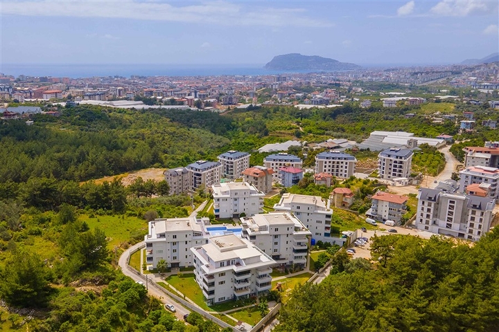 Gemütliche Wohnung 2+1 in Bezirk Oba/Alanya