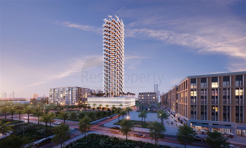 Apartments mit Pool in Jumeirah Village Circle in einem ikonischen Projekt