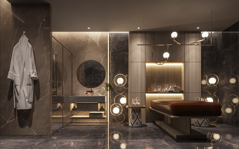 Zweizimmerwohnung im exklusiven Komplex des Bezirks Oba.