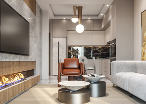 Zweizimmerwohnung im exklusiven Komplex des Bezirks Oba.