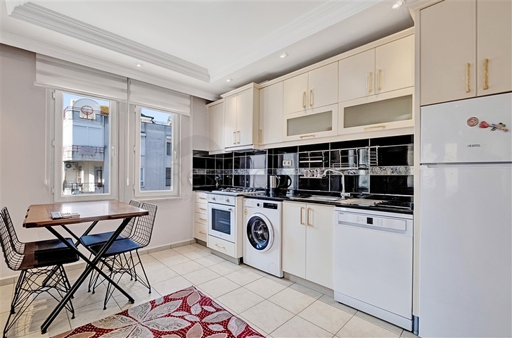 1+1 Wohnung 500 Meter vom Kleopatra Strand entfernt