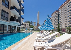 1+1 Wohnung im Stadtteil Mahmutlar