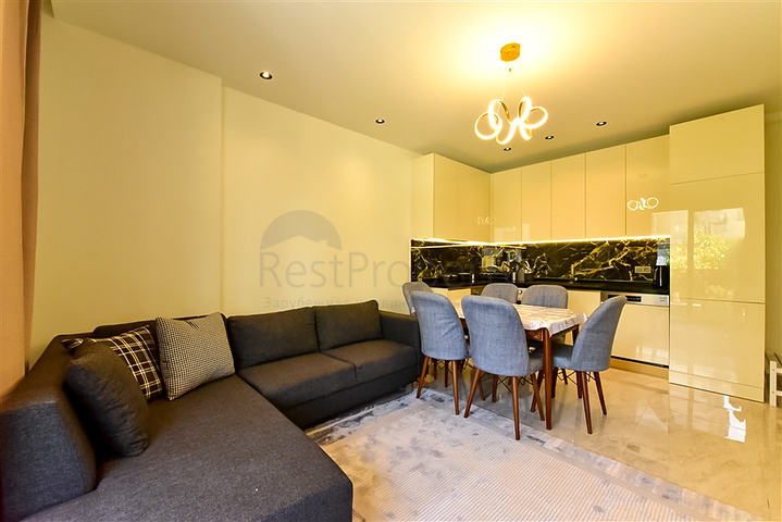 1+1 Wohnung in einem neuen Komplex, 300 Meter vom Strand entfernt