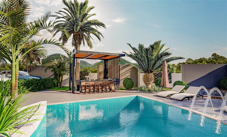 Zweizimmerwohnung in einer neuen Wohnanlage in Mahmutlar