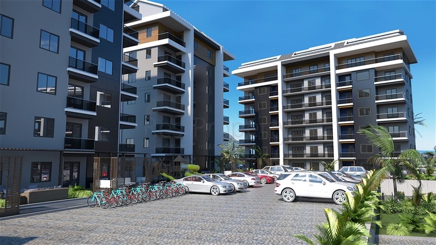 Neue Wohnung mit einem Schlafzimmer im Stadtteil Oba