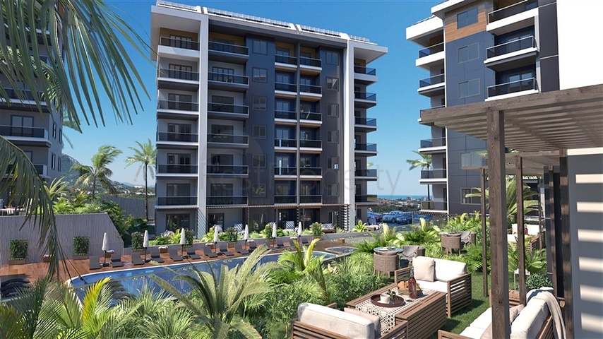 Neue Wohnung mit einem Schlafzimmer im Stadtteil Oba