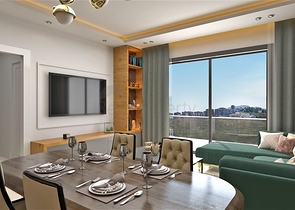 Neue Wohnung mit einem Schlafzimmer im Stadtteil Oba