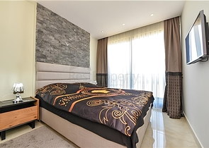 Apartment mit 2+1 Grundriss an der ersten Küste in Mahmutlar