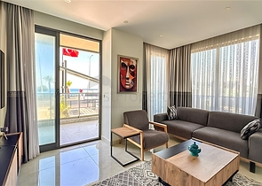 Apartment mit 2+1 Grundriss an der ersten Küste in Mahmutlar