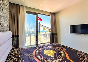 Apartment mit 2+1 Grundriss an der ersten Küste in Mahmutlar