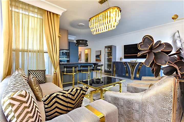 Schöne Wohnung in einer Residenz am Meer im Stadtteil Mahmutlar