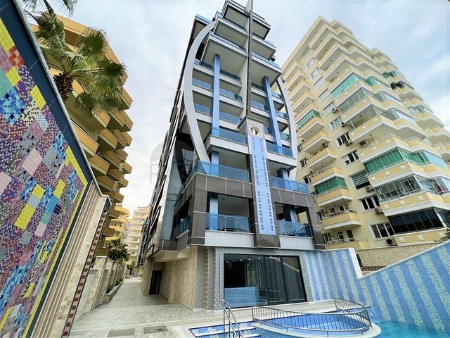 Schöne Wohnung in einer Residenz am Meer im Stadtteil Mahmutlar