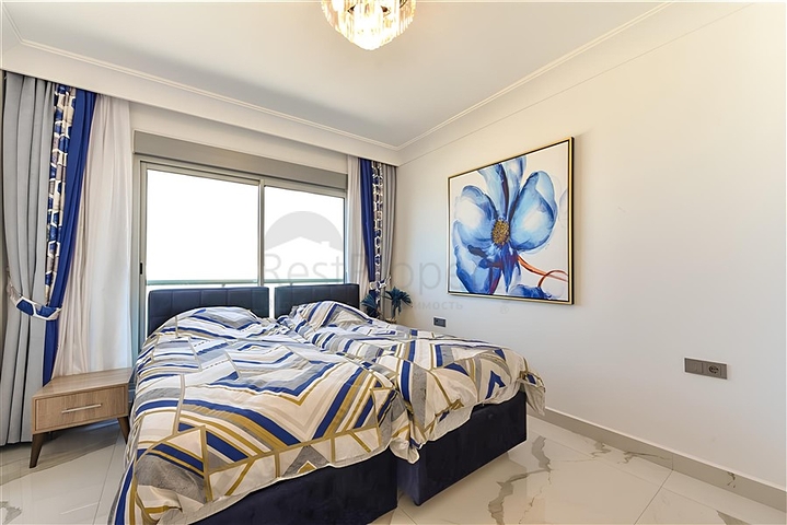 Schöne Wohnung in einer Residenz am Meer im Stadtteil Mahmutlar