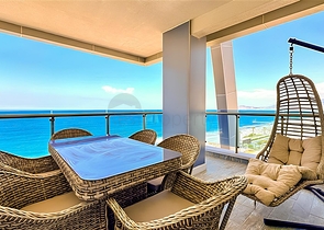 Schöne Wohnung in einer Residenz am Meer im Stadtteil Mahmutlar