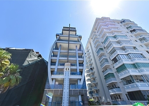 Schöne Wohnung in einer Residenz am Meer im Stadtteil Mahmutlar