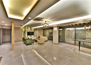 Villa mit Blick auf das Mittelmeer und die Festung von Alanya