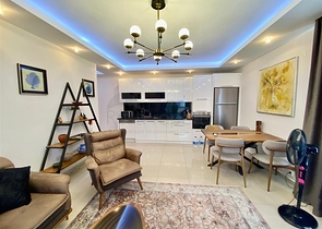 Möblierte Dreizimmerwohnung in Tosmur