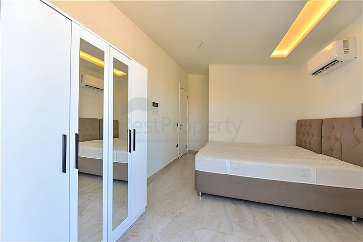 Penthouse 2+1 in einem neuen Komplex im Stadtteil Oba, 350 m vom Meer entfernt