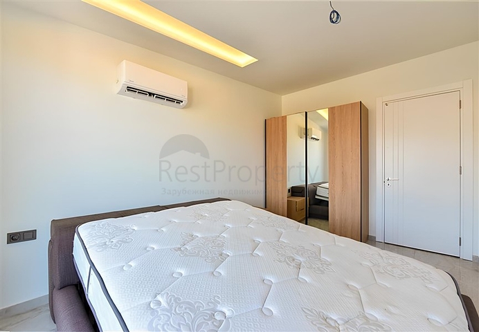 Penthouse 2+1 in einem neuen Komplex im Stadtteil Oba, 350 m vom Meer entfernt