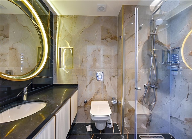 Penthouse 2+1 in einem neuen Komplex im Stadtteil Oba, 350 m vom Meer entfernt