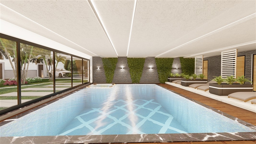 Wohnung mit 1+1 Grundriss in einem neuen Komplex im Bezirk Oba