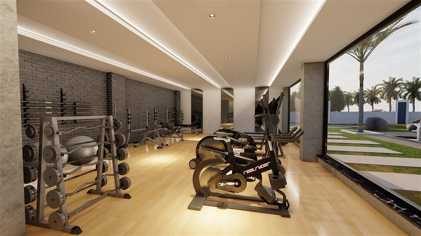 Wohnung mit 1+1 Grundriss in einem neuen Komplex im Bezirk Oba