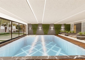 Wohnung mit 1+1 Grundriss in einem neuen Komplex im Bezirk Oba