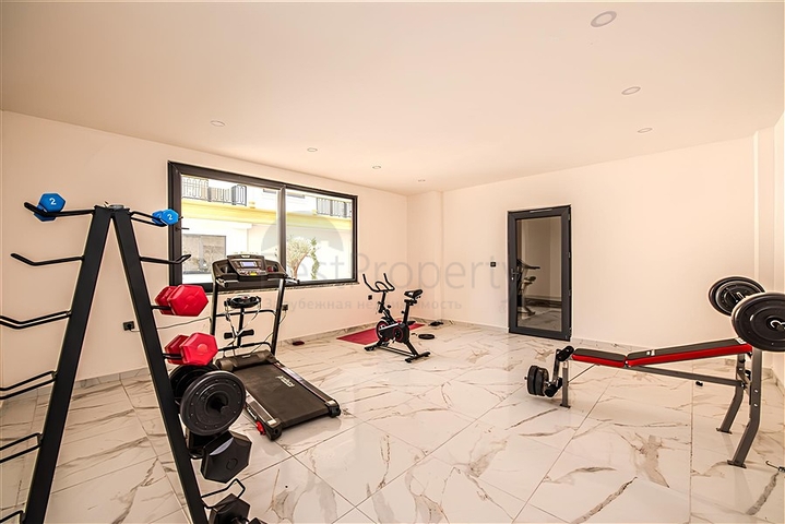 Zweizimmerwohnung in einem neuen Komplex im Zentrum von Alanya