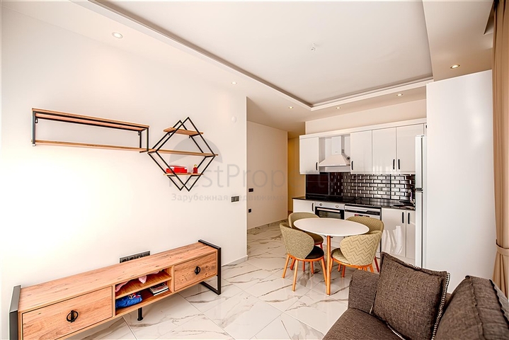 Zweizimmerwohnung in einem neuen Komplex im Zentrum von Alanya