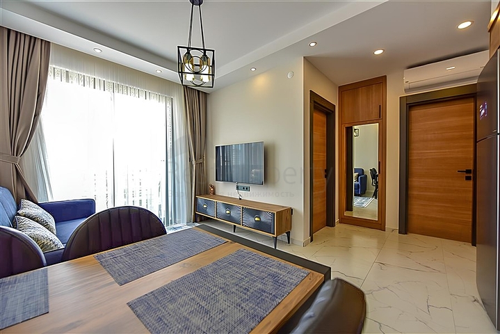 1+1 Wohnung in einem neuen Komplex im Stadtteil Mahmutlar