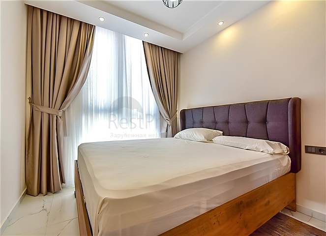 1+1 Wohnung in einem neuen Komplex im Stadtteil Mahmutlar