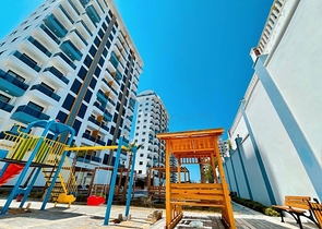 1+1 Wohnung in einem neuen Komplex im Stadtteil Mahmutlar