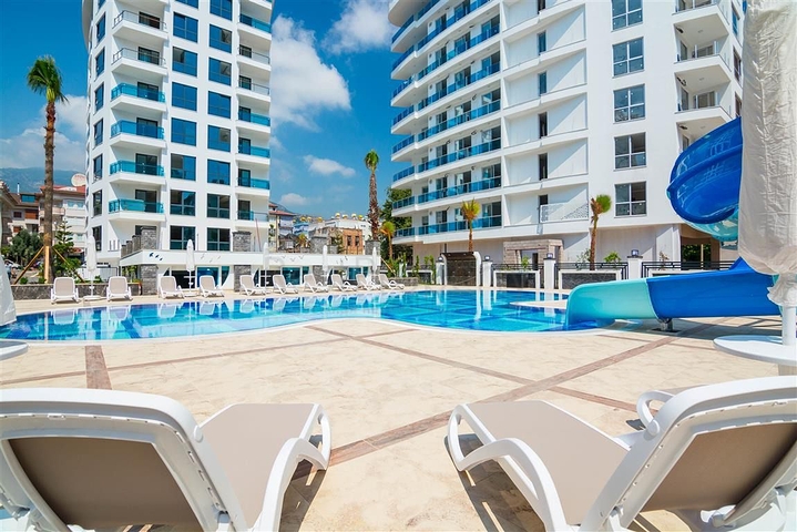 1+1 Wohnung in der Nähe von Kleopatra Beach