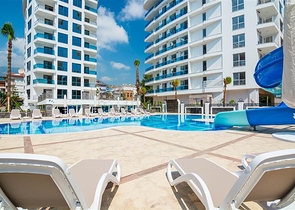 1+1 Wohnung in der Nähe von Kleopatra Beach