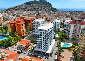 1+1 Wohnung in der Nähe von Kleopatra Beach